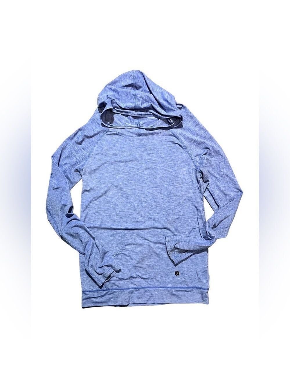 Long Sleeve Lightweight Hooded Purple Top